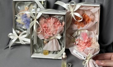 Зимний букет: цветы с доставкой в СПб